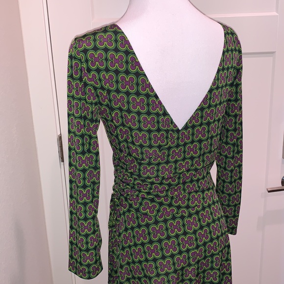London Times Faux Wrap Dress - Picture 11 of 16